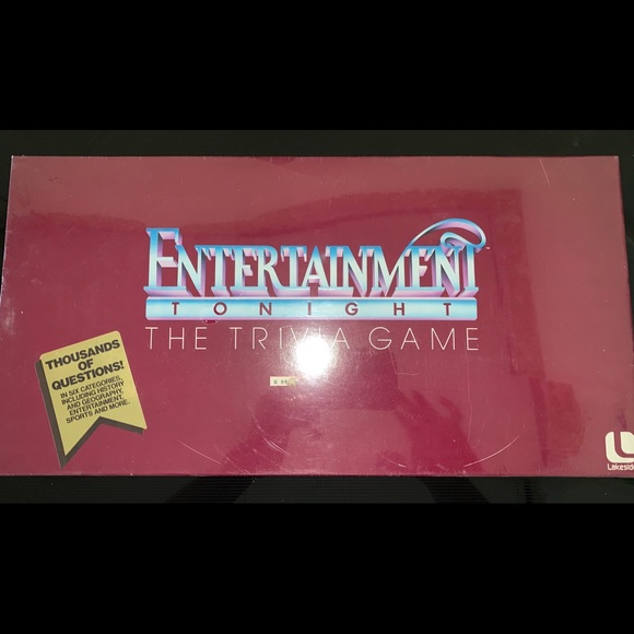 Entertainment Tonight Trivia Game 1984 New Sealed - Picture 1 of 3